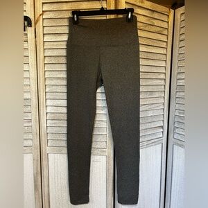 SUZETTE Grey Workout Yoga Stretch Pants Leggings Woman’s Size Small